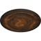 Ekena Millwork Pearl Ceiling Medallion (Fits Canopies up to 1 7/8"), Hand-Painted Rust, 26 1/4"OD x 1 1/2"P CM26PERUS - alternate 3